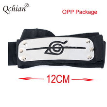 Load image into Gallery viewer, Black Leaf Village Headband for Naruto Cosplay Costume Kakashi Itachi akatsuki madara headband Cartoon Accessories Toy Gifts