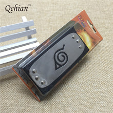 Load image into Gallery viewer, Black Leaf Village Headband for Naruto Cosplay Costume Kakashi Itachi akatsuki madara headband Cartoon Accessories Toy Gifts