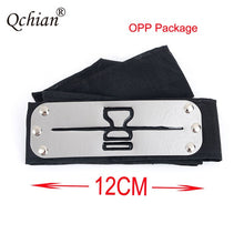 Load image into Gallery viewer, Black Leaf Village Headband for Naruto Cosplay Costume Kakashi Itachi akatsuki madara headband Cartoon Accessories Toy Gifts