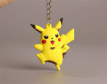 Load image into Gallery viewer, Hot New Japan Anime Pokemon Key Chain Pikachu Charmander Bulbasaur Cartoon Cute Toy Pendant Cosplay Badge Snorlax Fancy Gift