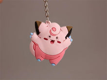 Load image into Gallery viewer, Hot New Japan Anime Pokemon Key Chain Pikachu Charmander Bulbasaur Cartoon Cute Toy Pendant Cosplay Badge Snorlax Fancy Gift