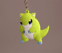 Load image into Gallery viewer, Hot New Japan Anime Pokemon Key Chain Pikachu Charmander Bulbasaur Cartoon Cute Toy Pendant Cosplay Badge Snorlax Fancy Gift