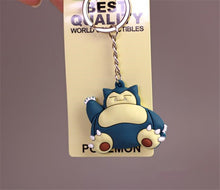 Load image into Gallery viewer, Hot New Japan Anime Pokemon Key Chain Pikachu Charmander Bulbasaur Cartoon Cute Toy Pendant Cosplay Badge Snorlax Fancy Gift