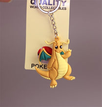 Load image into Gallery viewer, Hot New Japan Anime Pokemon Key Chain Pikachu Charmander Bulbasaur Cartoon Cute Toy Pendant Cosplay Badge Snorlax Fancy Gift